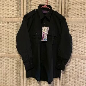 Horace Small Professional Apparel Sentry Plus Black Shirt 17 Neck 34 Sleeve NWT